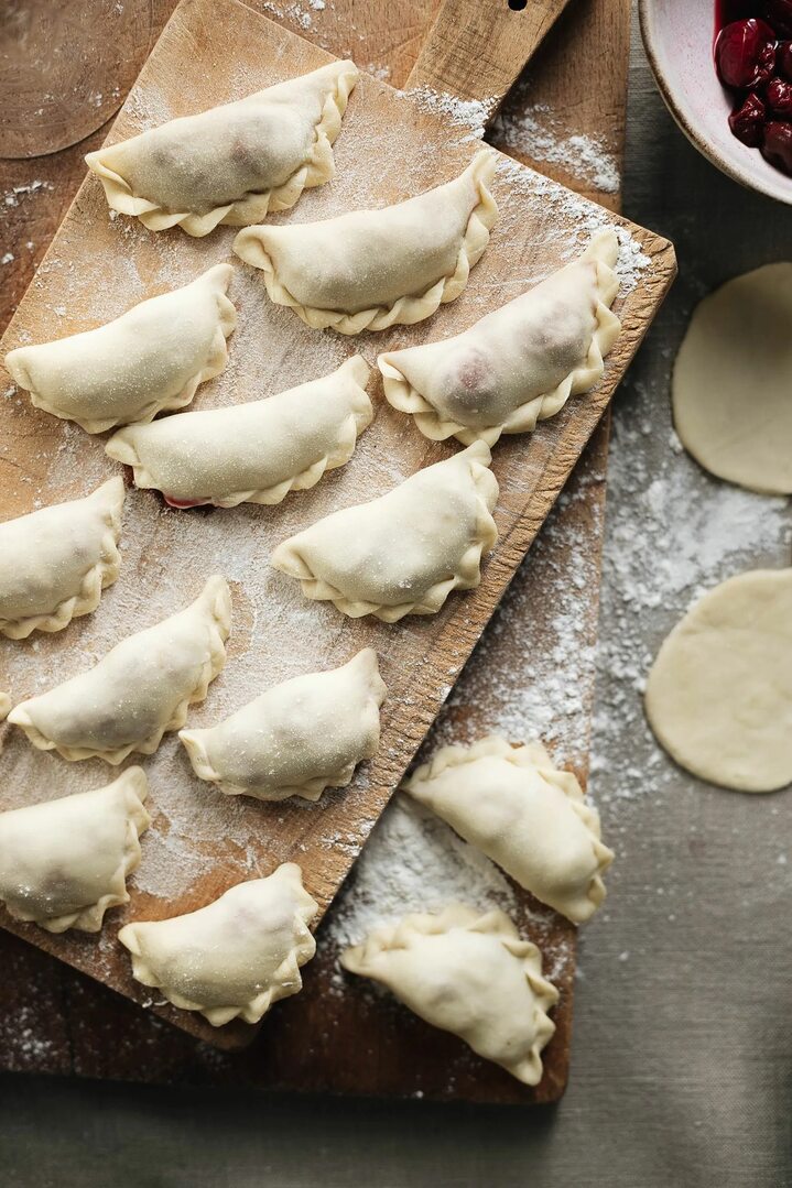 Вареники с картофелем и луком